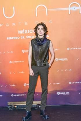 Dune: Part Two Film Photocall February 05, 2024, Mexico City, Mexico: Actor Timothee Chalamet attends the Photocall from Dune: Part Two at Mexico City Four Season Hotel. Mexico City Mexico Copyright: xCarlosxTischlerxxEyepixxGroupx