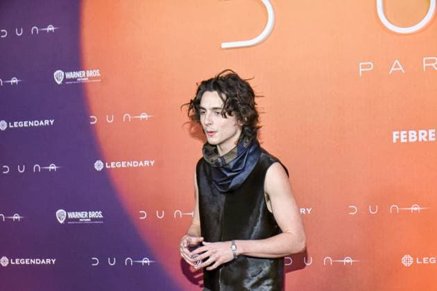 Dune: Part Two Film Photocall February 05, 2024, Mexico City, Mexico: Actor Timothee Chalamet attends the Photocall from Dune: Part Two at Mexico City Four Season Hotel. Mexico City Mexico Copyright: xCarlosxTischlerxxEyepixxGroupx
