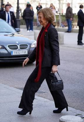 Queen Sofia meets with the board of trustees of the Higher School of Music in Madrid, Tuesday, February 6, 2024 Cordon Press