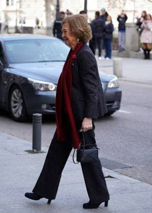 Queen Sofia meets with the board of trustees of the Higher School of Music in Madrid, Tuesday, February 6, 2024 Cordon Press