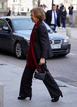 Queen Sofia meets with the board of trustees of the Higher School of Music in Madrid, Tuesday, February 6, 2024 Cordon Press