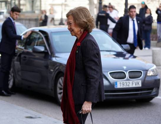 Queen Sofia meets with the board of trustees of the Higher School of Music in Madrid, Tuesday, February 6, 2024 Cordon Press