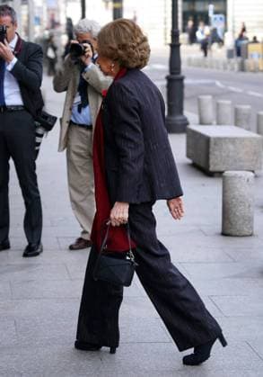 Queen Sofia meets with the board of trustees of the Higher School of Music in Madrid, Tuesday, February 6, 2024 Cordon Press