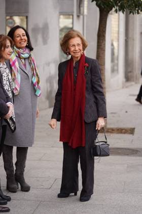 Queen Sofia meets with the board of trustees of the Higher School of Music in Madrid, Tuesday, February 6, 2024 Cordon Press