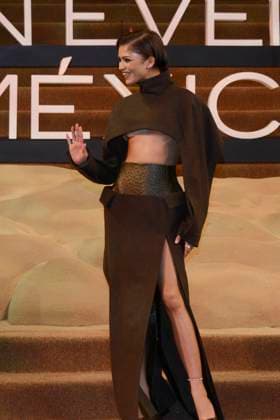 Fan Event For The Film Dune: Part Two February 6, 2024, Mexico City, Mexico: Actress Zendaya, attends the red carpet of the Fan Event for the film Dune: Part Two at Auditorio Nacional. on February 6, 2024 in Mexico City. (Photo by Carlos Tischler Eyepix Group) Copyright: xCarlosxTischler xEyepixxGroupx CT_06022024_111006