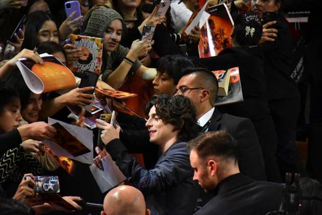 Dune Fan Event - Mexico City Actor Timothee Chalamet attends the red carpet of the Fan Event for the film Dune: Part Two at Auditorio Nacional on February 6, 2024 in Mexico City, Mexico. Photo by Carlos Tischler Eyepix Group ABACAPRESS.COM Mexico City Mexico  Copyright: xTischlerxCarlos Eyepix ABACAx