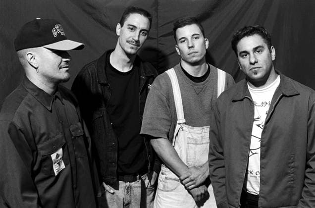 Sick Of It All Sick Of It All 12th August 1993 Hultsfred, Sweden Arman Majidi, Pete Koller, Craig Setari, Lou Koller _ . No Sweden DIGITAL FILE ONLY http: www..co.uk 46 cm x 30 cm at 300dpi , Credit:Ola Bergman Avalon Sweden  Copyright: xOlaxBergmanx xAvalonx 0529702220