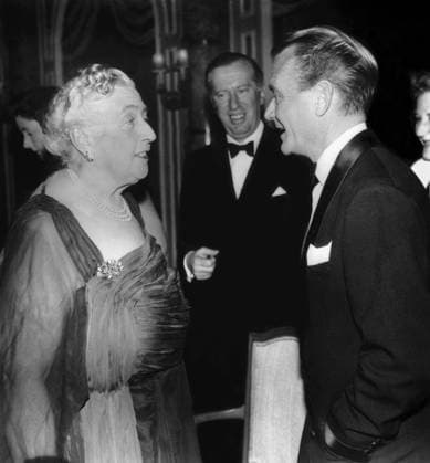 Agatha Christie and John Milles 1813751 Agatha Christie and John Milles; (add.info.: Agatha Christie and actor John Milles during a reception in Savoy hotel in London on april 13, 1958). Copyright: xBridgemanxImagesx 1813751
