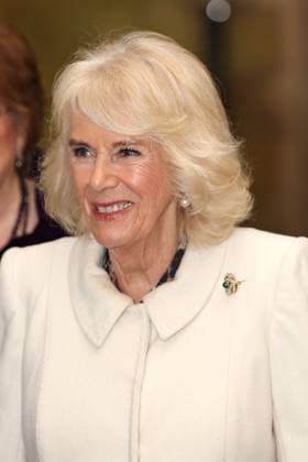 . 08 02 2024. Salisbury, United Kingdom. Queen Camilla at a Musical Evening to celebrate the work of local charities at Salisbury Cathedral, United Kingdom.  xPoolx xi-Imagesx IIM-24983-0009
