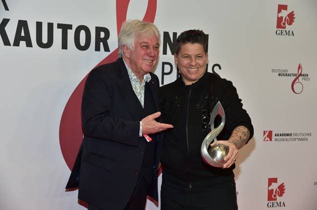 15 German Music Author Award Rolf Zuckowski, Kerstin Ott Arrival at the award ceremony of the 15 German Music Author Award at the Hotel Ritz in Berlin, on 08 02 2024 Photopress Mueller
