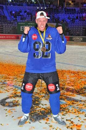 RTL American Ice Football Calvin Kleinen on the occasion of the RTL TV event American Ice Football on 11 02 2024 in the SAP Arena Mannheim 20240211MWI121007