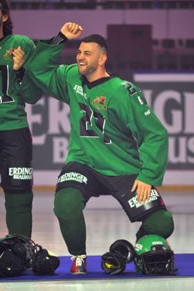 RTL American Ice Football Serkan Yavuz on the occasion of the RTL TV event American Ice Football on 11 02 2024 in the SAP Arena Mannheim 20240211MWI120565