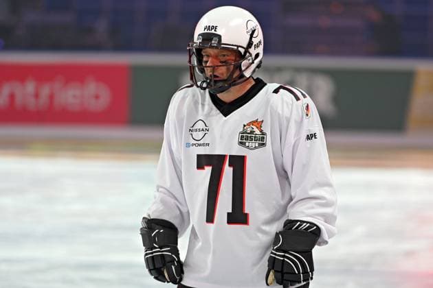 RTL American Ice Football Lars Pape on the occasion of the RTL TV event American Ice Football on 11 02 2024 in the SAP Arena Mannheim 20240211MWI120080