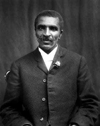 George Washington Carver (1861-1943), American Scientist, Botanist, Educator and Inventor, Portrait, Postcard, 1906  Copyright: xABxArchivex jtv004947