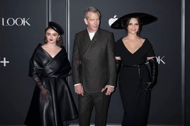 Maisie Williams, Ben Mendelsohn and Juliette Binoche at the world premiere of the Apple TV series The New Look at Florence Gould Hall New York, 12 02 2024 Foto:xB.xHinex xFuturexImagex look_4271
