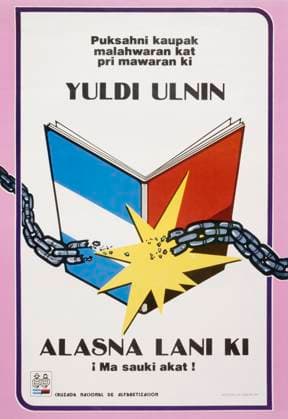 Sandinista National Liberation Front (FSLN) propaganda poster in Nicaragua. The party was named after Augusto CÄ‚ sar Sandino, who led the Nicaraguan resistance against the United States occupation of Nicaragua in the 1930s. The FSLN overthrew Anastasio Somoza in 1979, ending the Somoza dynasty, and established a revolutionary government in its place. Following their seizure of power, the Sandinistas ruled Nicaragua from 1979 to 1990, first as part of a Junta of National Reconstruction., Copyright: xUnitedxArchivesx xWorldxHistoryxArchivex WHA_104_0504 !ACHTUNG AUFNAHMEDATUM GESCH TZT!