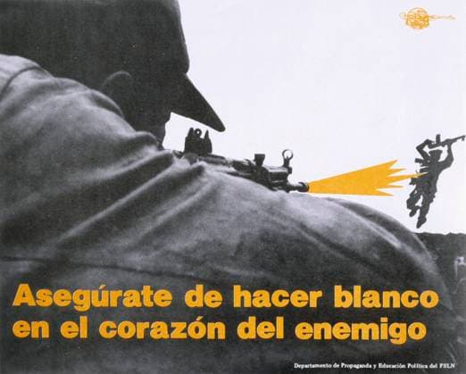 Sandinista National Liberation Front (FSLN) propaganda poster in Nicaragua. The party was named after Augusto CÄ‚ sar Sandino, who led the Nicaraguan resistance against the United States occupation of Nicaragua in the 1930s. The FSLN overthrew Anastasio Somoza in 1979, ending the Somoza dynasty, and established a revolutionary government in its place. Following their seizure of power, the Sandinistas ruled Nicaragua from 1979 to 1990, first as part of a Junta of National Reconstruction., Copyright: xUnitedxArchivesx xWorldxHistoryxArchivex WHA_104_0513 !ACHTUNG AUFNAHMEDATUM GESCH TZT!