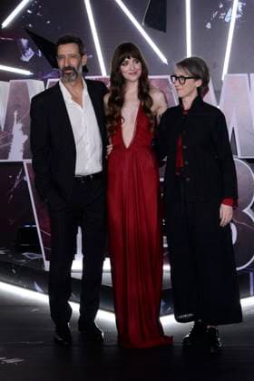 Madame Web Film Premiere - Mexico City (L-R) JosÃ Maria Yazpik, Dakota Johnson and Director S. J. Clarkson attend the red carpet of the Madame Web film premiere at Cinemex Antara on February 13, 2024 in Mexico City, Mexico. Photo by Carlos Tischler Eyepix Group ABACAPRESS.COM Mexico City Mexico  Copyright: xTischlerxCarlos Eyepix ABACAx