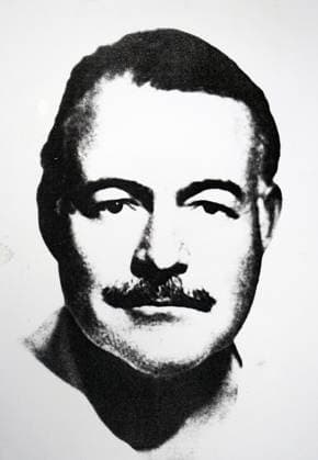 Photograph of Ernest Hemmingway (1899-1961) an American novelist, short story writer, journalist and Nobel Prize-winner in Literature. Dated 20th century, Copyright: xUnitedxArchivesx xWorldxHistoryxArchivex WHA_115_0919