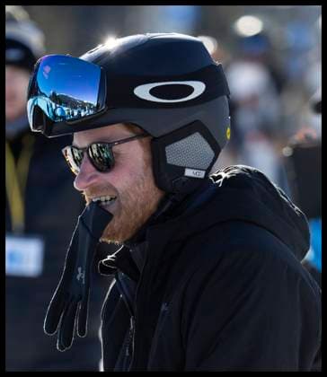 . 14 02 2024. Whistler, Canada. Prince Harry prepares to take part in skiing training camp in Whistler, Canada, as part of a series of one year to go events for next years Invictus Games.  xStephenxLockx xi-Imagesx IIM-24993-0074