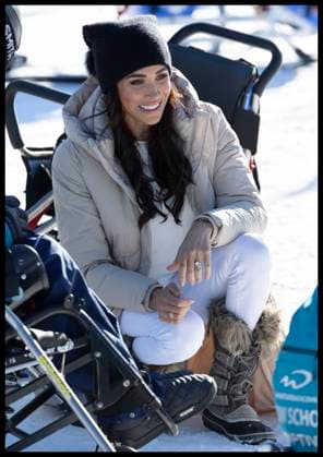 . 14 02 2024. Whistler, Canada. Prince Harry and Meghan Markle, the Duke and Duchess of Sussex, at a training camp in Whistler, Canada, as part of a series of one year to go events for next years Invictus Games.  xStephenxLockx xi-Imagesx IIM-24993-0075