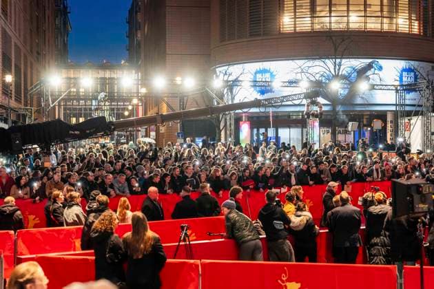 Berlin,15.02.2024,74.Berlinale,Tag der Eröffnung Berlinale Palast am Marlene-Dietrich-Platz. *** Berlin,15 02 2024,74 Berlinale,Opening day of the Berlinale Palast at Marlene Dietrich Platz