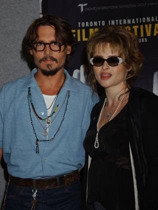 Johnny Depp, and Helena Bonham-Carter attend the press conference for the film Tim Burton s Corpse Bride at the Toronto International Film Festival, September 10, 2005. (Laura Farr iPhoto.ca Admedia) TIFF09110537 TORONTO CANADA EDITORIAL USE ONLY Copyright: xx TIFF09110537 LauraxFarrx iphotos060123
