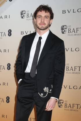 Paul Mescal attends the EE BAFTA Film Awards 2024 Nominees Party at The National Gallery in London. FEBRUARY 17th 2023  CMYx2475