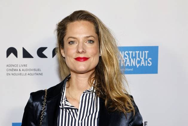 Marie Burchard at the award ceremony of the Order of the Chevalier for Art and Literature during the Berlinale Soiree Francaise du Cinema at the French Embassy on 19 02 2024 in Berlin Berlinale Soiree Francaise 2024 Award of the Chevalier Order for Leila Hamid Martin Kochendoerfer