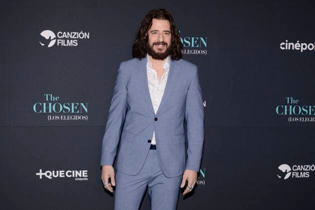 February 19, 2024, Mexico City, Ciudad de Mexico, Mexico: February 19, 2024, Mexico City, Mexico: Jonathan Roumie attends the red carpet of The Chosen Tv series season 4 premiere at Cinepolis Miyana. on February 19, 2024, Mexico City, Mexico. Mexico City Mexico - ZUMAe321 20240219_zea_e321_028 Copyright: xCarlosxTischler xEyepixxGroupx