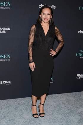 February 19, 2024, Mexico City, Ciudad de Mexico, Mexico: February 19, 2024, Mexico City, Mexico: Vanessa Benavente attends the red carpet of The Chosen Tv series season 4 premiere at Cinepolis Miyana. on February 19, 2024, Mexico City, Mexico. Mexico City Mexico - ZUMAe321 20240219_zea_e321_029 Copyright: xCarlosxTischler xEyepixxGroupx