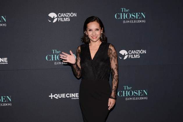 February 19, 2024, Mexico City, Ciudad de Mexico, Mexico: February 19, 2024, Mexico City, Mexico: Vanessa Benavente attends the red carpet of The Chosen Tv series season 4 premiere at Cinepolis Miyana. on February 19, 2024, Mexico City, Mexico. Mexico City Mexico - ZUMAe321 20240219_zea_e321_032 Copyright: xCarlosxTischler xEyepixxGroupx