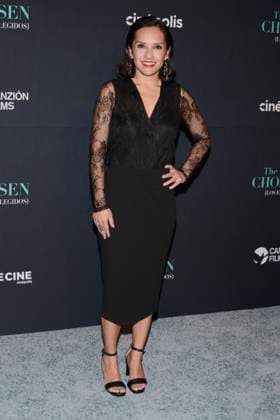 February 19, 2024, Mexico City, Ciudad de Mexico, Mexico: February 19, 2024, Mexico City, Mexico: Vanessa Benavente attends the red carpet of The Chosen Tv series season 4 premiere at Cinepolis Miyana. on February 19, 2024, Mexico City, Mexico. Mexico City Mexico - ZUMAe321 20240219_zea_e321_035 Copyright: xCarlosxTischler xEyepixxGroupx