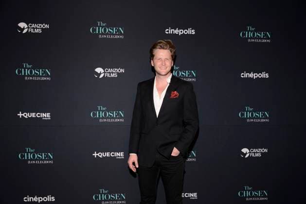 February 19, 2024, Mexico City, Ciudad de Mexico, Mexico: February 19, 2024, Mexico City, Mexico: Alexander Acha attends the red carpet of The Chosen Tv series season 4 premiere at Cinepolis Miyana. on February 19, 2024, Mexico City, Mexico. Mexico City Mexico - ZUMAe321 20240219_zea_e321_046 Copyright: xCarlosxTischler xEyepixxGroupx