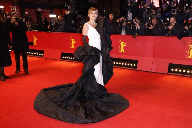 Sharon Stone arriving at the Golden Honorary Bear Gala as part of the 74 Berlinale International Film Festival on 20 02 2024 in Berlin Berlinale 2024 Golden Honorary Bear Gala for Martin Scorsese