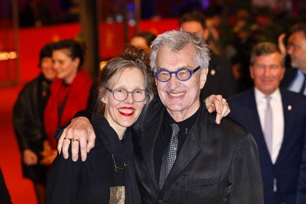 Wim and Donata Wenders arriving at the Golden Honorary Bear Gala as part of the 74 Berlinale International Film Festival on 20 02 2024 in Berlin Berlinale 2024 Golden Honorary Bear Gala for Martin Scorsese
