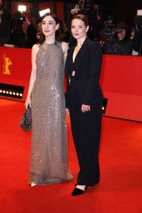 Sibel Kekilli and Karoline Herfurth arriving at the Golden Honorary Bear Gala as part of the 74 Berlinale International Film Festival on 20 02 2024 in Berlin Berlinale 2024 Golden Honorary Bear Gala for Martin Scorsese