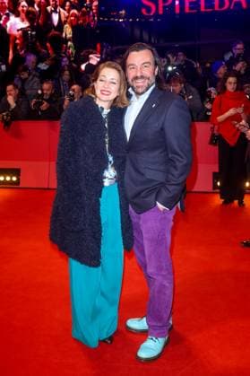 Honorary Bear Berlinale Loretta Stern and Matti Klemm on the red carpet of the Honorary Bear for Martin Scorsese at the Berlinale Palast on the occasion of the 74th Berlin International Film Festival on 20 02 2024 Copyright: xEventpressxKochanx