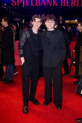 Honorary Bear Berlinale Lennart Betzgen and Tom Böttcher on the red carpet of the Honorary Bear for Martin Scorsese at the Berlinale Palast on the occasion of the 74th Berlin International Film Festival on 20 02 2024 Copyright: xEventpressxKochanx