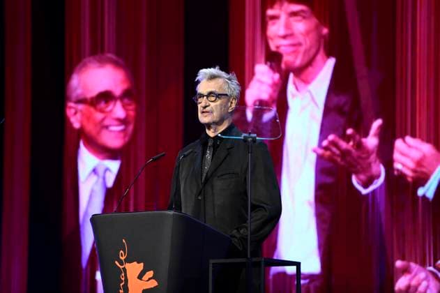 Wim Wenders at the presentation of the Honorary Golden Bear to Martin Scorsese at the Berlinale 2024 74 Berlin International Film Festival at the Berlinale Palast Berlin, 20 02 2024 Foto:xC.xNiehausx xFuturexImagex ehrenbaer_verleihung_4419