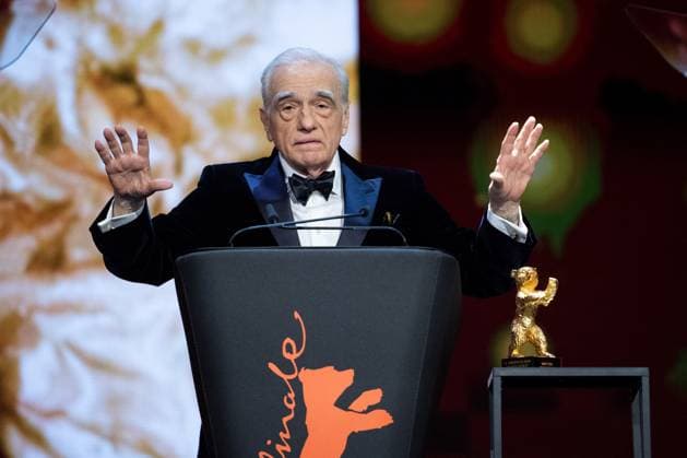 Berlinale Martin Scorsese Ceremony Martin Scorsese attending the Honorary Golden Bear And Homage For Martin Scorsese Ceremony during the 74th Berlinale International Film Festival Berlin at Grand Hyatt Hotel in Berlin, Germany, on February 20, 2024. Photo by Aurore Marechal ABACAPRESS.COM Berlin Germany  Copyright: xMarechalxAurore ABACAx