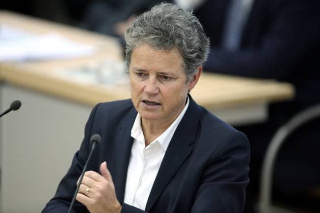 Magdeburg, Sachsen-Anhalt, Deutschland, 21.02.2024: Landtag: 59. Sitzung Landtag von Sachsen-Anhalt: Lydia Hüskens, FDP *** Magdeburg, Saxony-Anhalt, Germany, 21 02 2024 State Parliament 59 Session State Parliament of Saxony-Anhalt Lydia Hüskens, FDP Copyright: xdtsxNachrichtenagenturx dts_31665