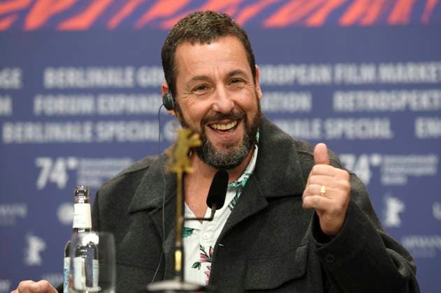 Adam Sandler bei der Pressekonferenz zum Kinofilm Spaceman auf der Berlinale 2024 74. Internationale Filmfestspiele Berlin im Hotel Grand Hyatt. Berlin, 21.02.2024 *** Adam Sandler at the press conference for the movie Spaceman at the Berlinale 2024 74 Berlin International Film Festival at the Hotel Grand Hyatt Berlin, 21 02 2024 Foto:xC.xNiehausx xFuturexImagex spaceman_4307
