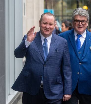 February 22, 2024, London, England, United Kingdom: MIKE ASHLEY, The Frasers Group boss, arrives at High Court as he sue Morgan Stanley. London United Kingdom - ZUMAs262 20240222_zip_s262_072 Copyright: xTayfunxSalcix