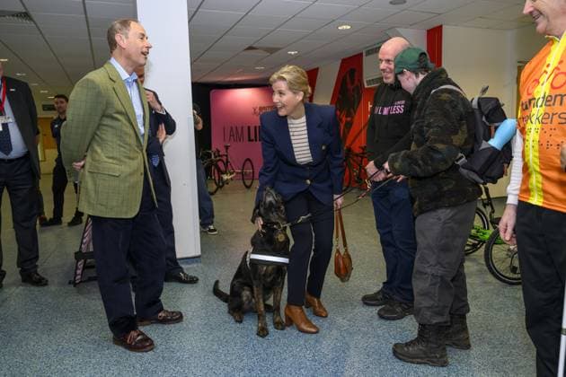Prince Edward, Duke of Edinburgh and Sophie, Duchess of Edinburgh visit the British Track Championships at the National Cycling Centre Manchester Featuring: Prince Edward, Duke of Edinburgh, Sophie, Duchess of Edinburgh Where: Manchester, United Kingdom When: 23 Feb 2024 Credit: Cover Images EDITORIAL USE ONLY. NOT FOR USE BY NEWSPAPERS BASED IN THE UK. Copyright: xx 53495874