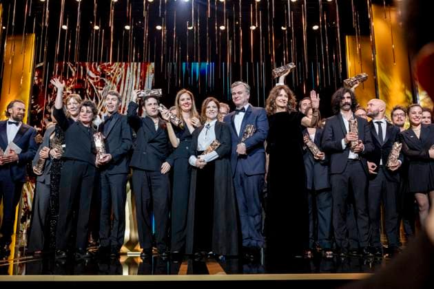 49eme à dition de la cà rà monie des Cà sar à l?Olympia à Paris Arieh Worthalter (Cà sar du meilleur acteur pour « Le Proces Goldman »), Adele Exarchopoulos (Cà sar de la meilleure actrice dans un second rà le pour « Je Verrai Toujours Vos Visages », Sandra Hüller, Cà sar de la meilleure actrice pour Anatomie d?une chute, Marie-Ange Luciani, David Thion, Dali Benssalah, Justine Triet, Cà sar de la meilleur rà alisation Pour Anatomie D?une Chute, Cà sar du meilleur scà nario original Pour Anatomie D?une Chute, Cà sar du meilleur film Pour Anatomie D?une Chute, Agnes Jaoui (Cà sar d?Honneur), Christopher Nolan (Cà sar d?Honneur), Valà rie Lemercier, Alice Douard (Cà sar Du Meilleur Film De Cou Copyright: xBORDE-JACOVIDESx xBESTIMAGExBORDE-JACOVIDESx xBESTIMAGEx