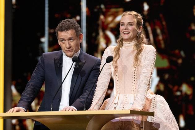 49eme Ã dition de la cÃ rÃ monie des CÃ sar Ã l?Olympia Ã Paris Dany Boon et Diane Kruger - 49eme Ã dition de la cÃ rÃ monie des CÃ sar Ã l?Olympia Ã Paris le 23 fÃ vrier 2024 Dominique Jacovides Olivier Borde Bestimage 49th Cesar Film Awards at L Olympia on February 23, 2024 in Paris Paris France  Copyright: xBORDE-JACOVIDESx xBESTIMAGExBORDE-JACOVIDESx xBESTIMAGEx