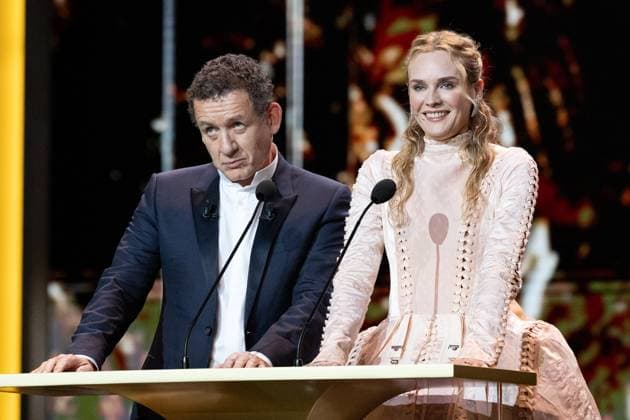 49eme Ã dition de la cÃ rÃ monie des CÃ sar Ã l?Olympia Ã Paris Dany Boon et Diane Kruger - 49eme Ã dition de la cÃ rÃ monie des CÃ sar Ã l?Olympia Ã Paris le 23 fÃ vrier 2024 Dominique Jacovides Olivier Borde Bestimage 49th Cesar Film Awards at L Olympia on February 23, 2024 in Paris Paris France  Copyright: xBORDE-JACOVIDESx xBESTIMAGExBORDE-JACOVIDESx xBESTIMAGEx