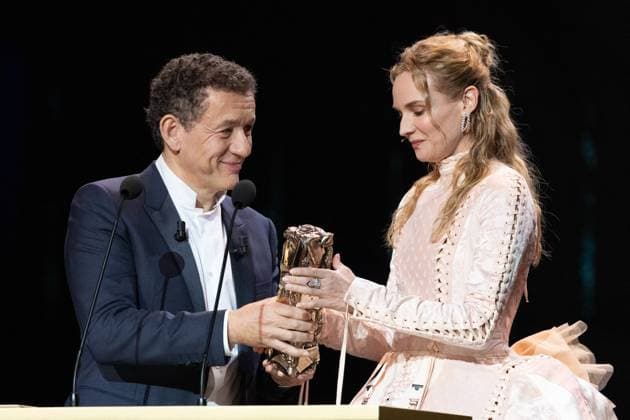 49eme Ã dition de la cÃ rÃ monie des CÃ sar Ã l?Olympia Ã Paris Dany Boon et Diane Kruger - 49eme Ã dition de la cÃ rÃ monie des CÃ sar Ã l?Olympia Ã Paris le 23 fÃ vrier 2024 Dominique Jacovides Olivier Borde Bestimage 49th Cesar Film Awards at L Olympia on February 23, 2024 in Paris Paris France  Copyright: xBORDE-JACOVIDESx xBESTIMAGExBORDE-JACOVIDESx xBESTIMAGEx