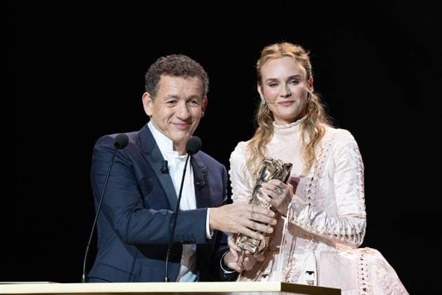 49eme Ã dition de la cÃ rÃ monie des CÃ sar Ã l?Olympia Ã Paris Dany Boon et Diane Kruger - 49eme Ã dition de la cÃ rÃ monie des CÃ sar Ã l?Olympia Ã Paris le 23 fÃ vrier 2024 Dominique Jacovides Olivier Borde Bestimage 49th Cesar Film Awards at L Olympia on February 23, 2024 in Paris Paris France  Copyright: xBORDE-JACOVIDESx xBESTIMAGExBORDE-JACOVIDESx xBESTIMAGEx